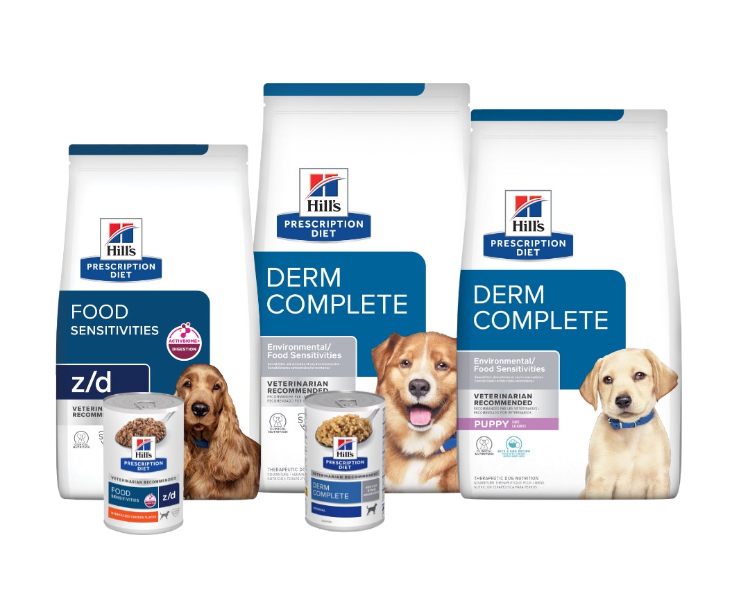Skin care dog food